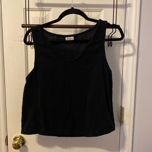 World Market 100% cotton tank top, black, “Free size” but fits like a S/M imo